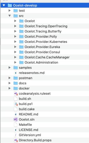Ocelot 网关（用来搭建微服务）