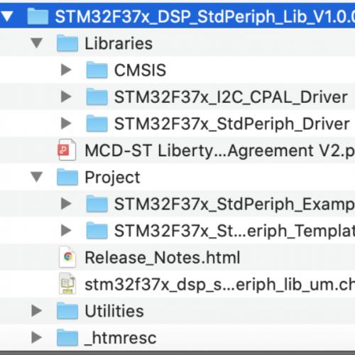 STM32F373官方例程实例