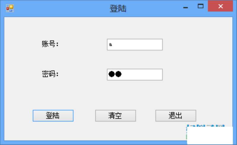c#做的登录系统 (oracle数据库连接)