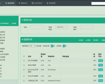 微信快速开发框架源码 微信公众号小程序开发框架源码