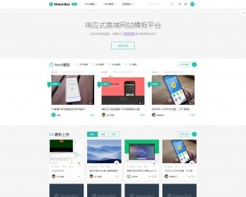 最新高仿模板盒子VIP付费素材资源类整站源码打包 带后端地址+支付宝接口+推广
