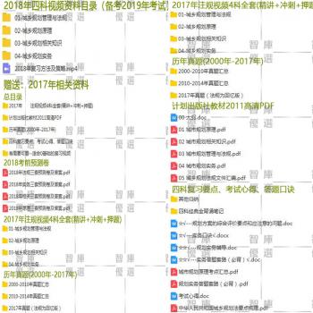 注册城乡规划师四科考试资料视频教程管理与法规原理实务相关知识