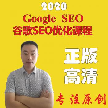 2020Google SEO谷歌视频教程外贸网站关键字词排名优化推广高清课