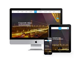 响应式智能化物流设备类网站织梦模板(自适应手机端)完整源码网站