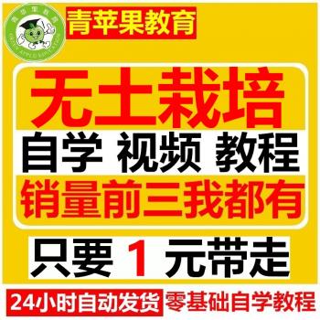 无土栽培技术视频 蔬菜无土栽培教程原理无土种植栽培视频技术