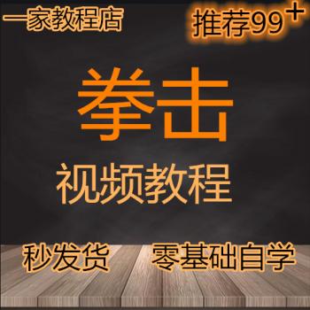 拳击视频教程打击身体力量体能训练基础防守进攻自学技巧动作资料