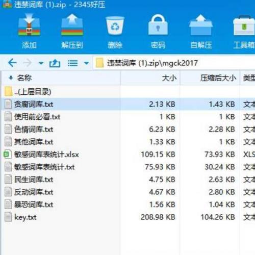 网站敏感词库违禁词库下载