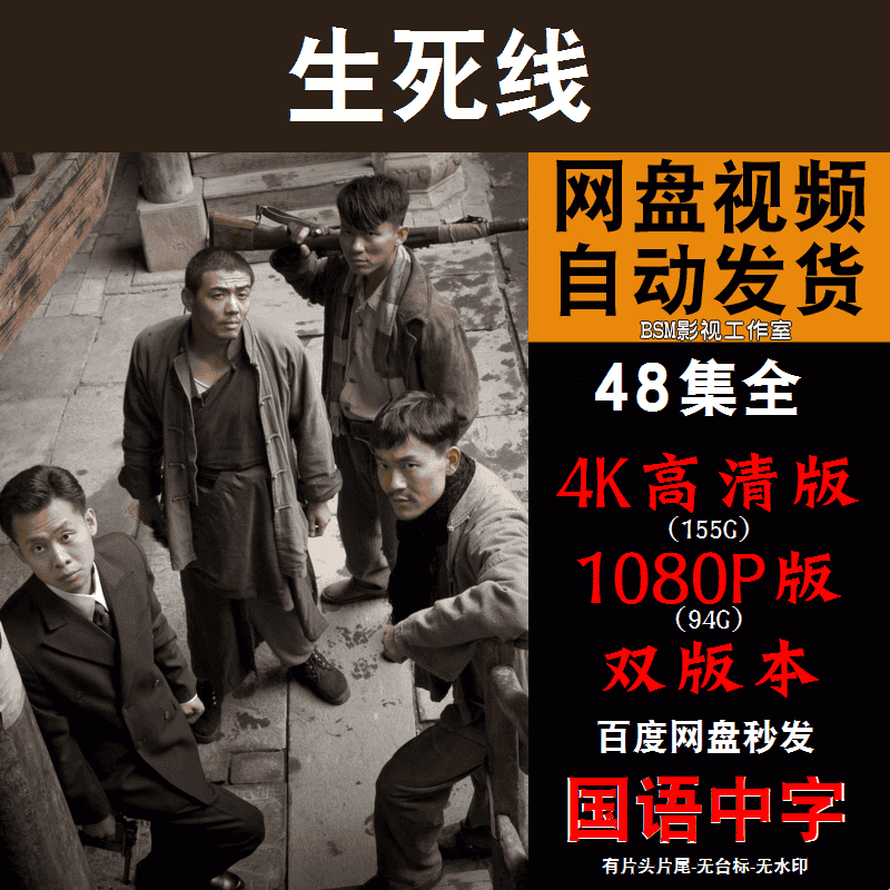 生死线 电视剧全集48集全4K非1080P资源素材下载百度网盘⑤