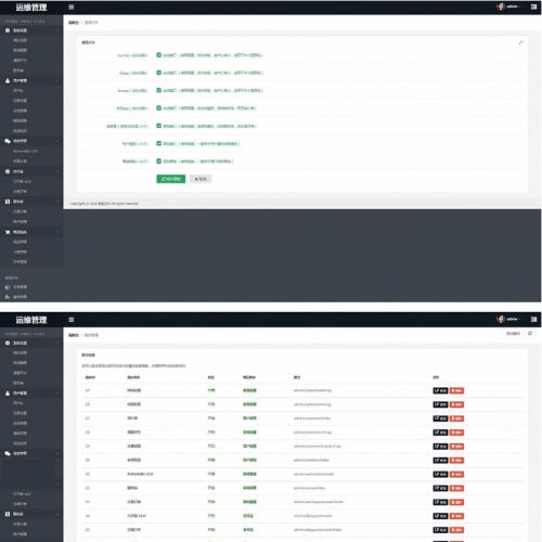 个人免签支付源码+服务监控模块强大后台功能全面