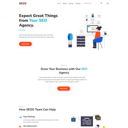 HTML5搜索引擎优化机构网站模板
