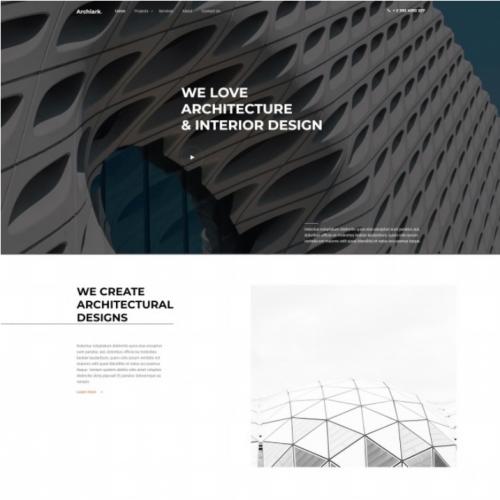 HTML5建筑室内设计公司网站模板