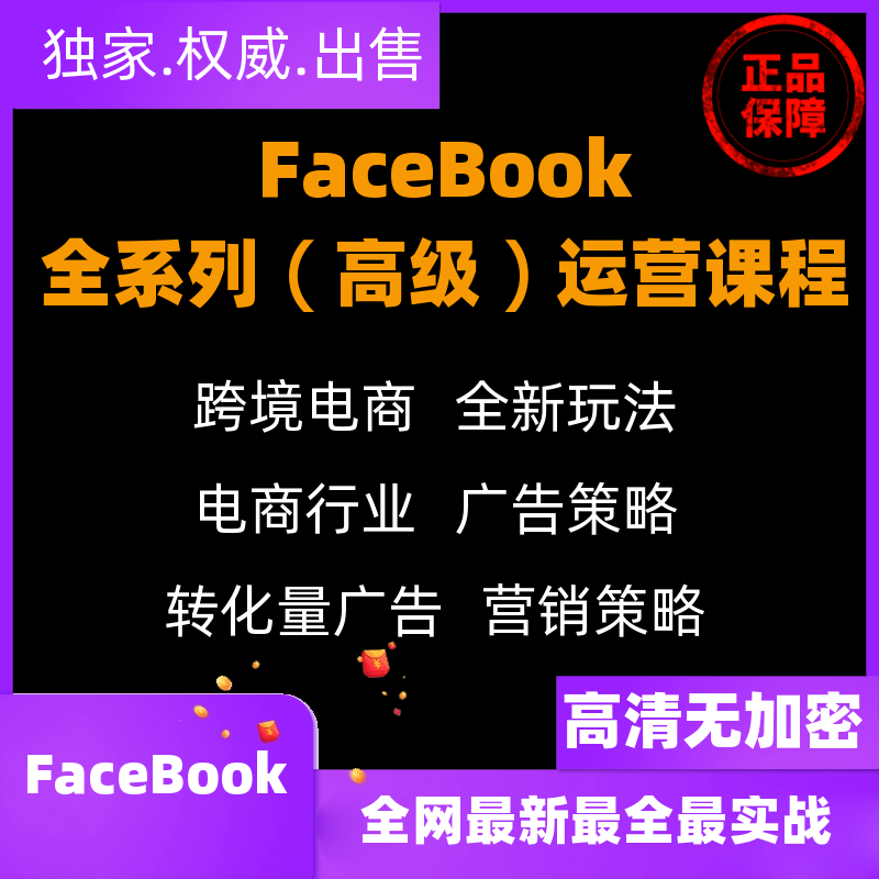 8.FaceBook视频教程 FB培训教程 FB培训教程 FB广告投放培训 高清