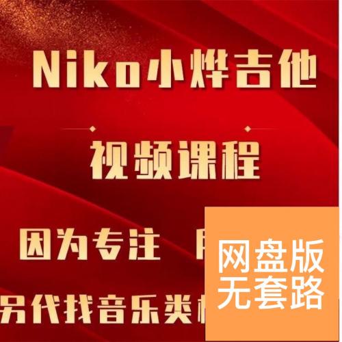 Niko小烨吉他系列课程niko 小烨吉他系列课 吉他教程网课视频教学