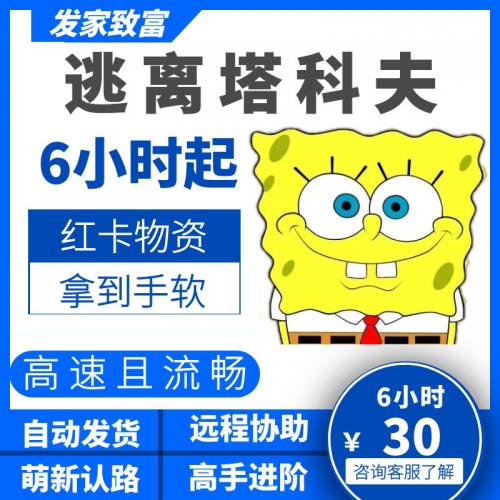 逃离塔科夫CDK雷达红卡AD周边6小时激活码卢布钥匙陪玩代肝