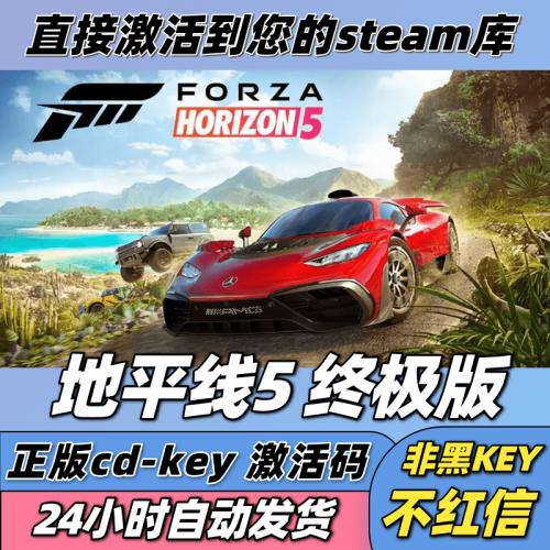 Steam极限竞速地平线5正版激活码CDK地平线五终极版风火轮全DLC