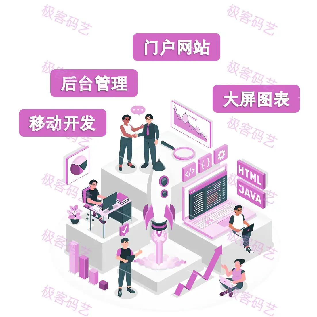 vue前端开发小程序开发html+css+js网站建设uniapp开发
