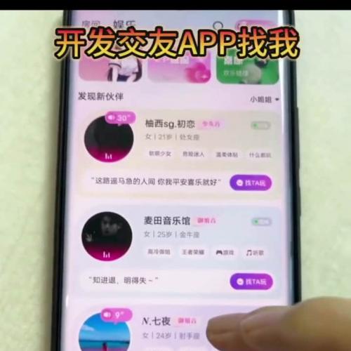 语音聊天室APP陪玩交友小程序开发直播软件抽奖系统语聊房APP源码