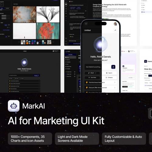 AI市场后台数据自适应网站HTML5源码UI设计界面毕业设计网页app