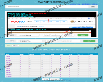 VIP视频解析程序源码带后端登陆 php