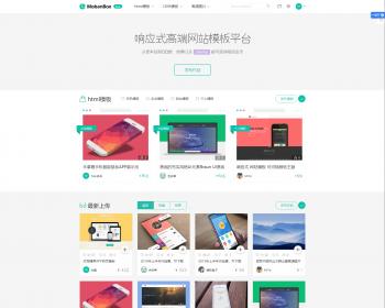 响应式高端网站模板平台