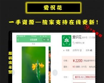 爱识花 v3.5.0 小程序 AI智能 物联网与人工智能 花草识别