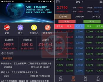 上证50ETF期权软件开发50etf平台搭建场内场外衍生系统开发