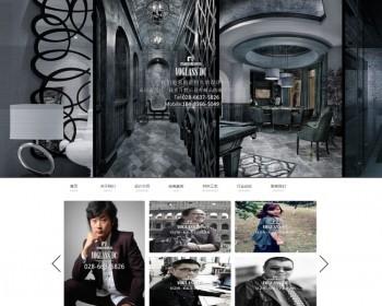 织梦广告设计别墅装饰装修设计公司网站模板 完美无错