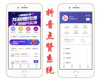 抖音快手点赞任务平台源码 自动挂机赚钱 对接个人免签支付