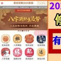 【2025年9月修复版】2025蛇年运势测算源码付费测算大师八字算命相术起名周易测算塔罗牌测算源码