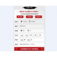 付费取名系统在线取名系统起名系统八字起名周易取名系统网站源码付费起名