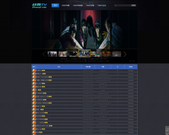 【淘淘宝】适合做在线下载的黑色影视苹果CMS8X模板电脑端