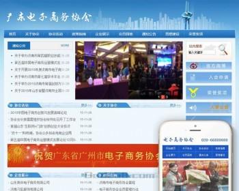 【商业版】电子商务协会部门单位类织梦模板（带移动端）