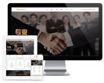 代理商记账财政咨询服务网站模板可扩展小程序【含1个域名商业受权】