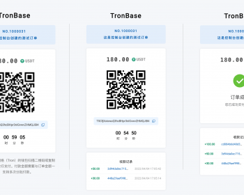USDT/USDC支付系统 TRC20钱包 订单收银台 自动充值提币 无限地址自动归集  提供API接口