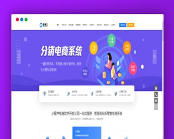 微信小程序官网模板/企业官网模板/PbootCMS模板/社交电商官网/网络工作室/软件公司