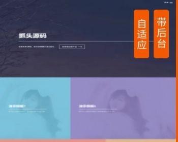 （带后端管理）引导页面导航网站引流页下载页面（模板1）