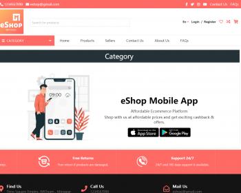 一款简介大气的跨境电商