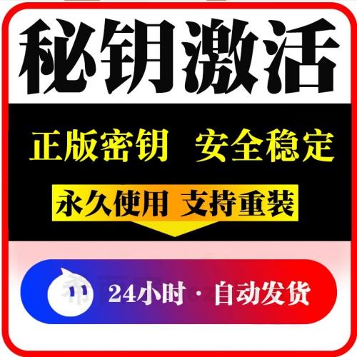 w7w8.1/w10w8专业版家庭企业版系统永久激活码工具序列号密钥匙