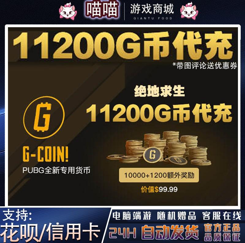 PUBGg币绝地求生皮肤G币G-coin金币改名卡GB点券吃鸡兑换码CDK