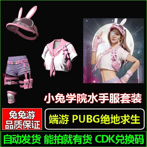 PUBG绝地求生小兔学院水手服套装上衣遮阳帽鞋吃鸡CDK兑换码端游