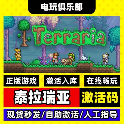 泰拉瑞亚 Steam正版国区全球区激活码CDK Terraria在线联机pc游戏