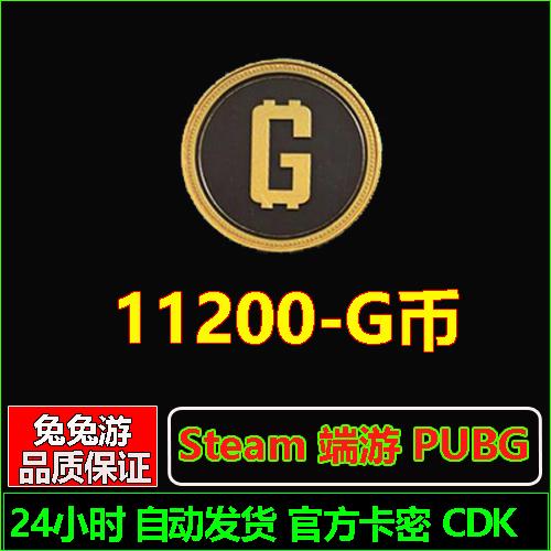 PUBGG币CDK绝地求生皮肤11200G币G-coin金币货币充值点券吃鸡皮肤