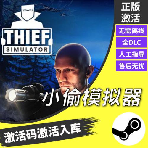 小偷模拟器steam全球区激活码激活入库 全DLC Thief Simulator