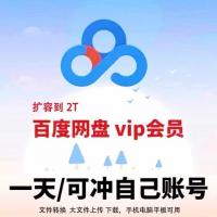 百度网盘会员 一天vip加速下载1日卡24小时充自己号非激活码超级s...