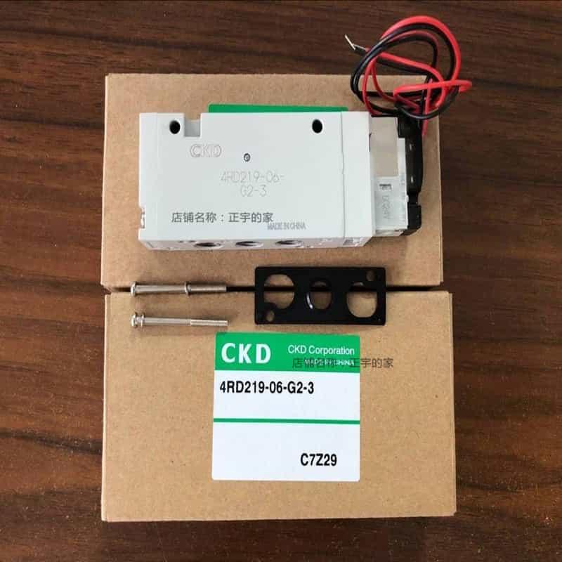 CKD喜开理二位五通电磁阀4JA219-06-E2-3/4RD219-06-E2-3原装正品