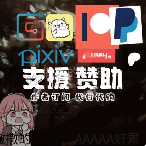 画师赞助订阅 饭盒赞助 P站赞助付款 网站作者会员代购代充代付