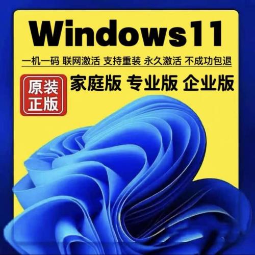 【正版】win11专业版激活码电脑秘钥家庭版企业版windows10序列号