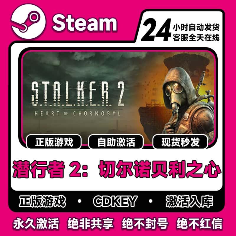 Steam正版潜行者2切尔诺贝利之心激活码入库S.T.A.L.K.E.R.2全DLC