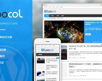 洛米原创响应式双栏wordpress新闻博客类中文主题：Loocol