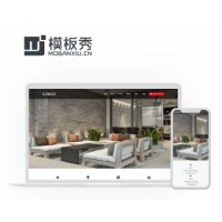 HTML5响应式室内设计公司企业官网网站织梦商业模板源码自适应带后端